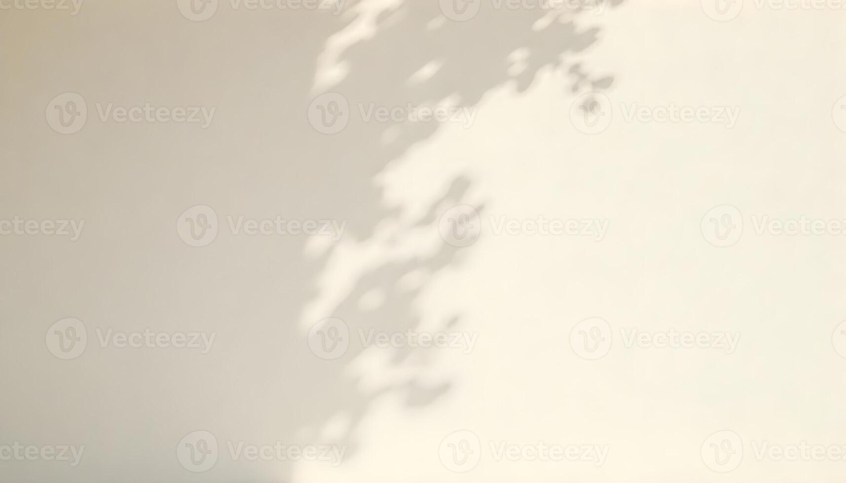 A serene composition featuring shadows of leaves on a softly lit, neutral-toned wall. photo
