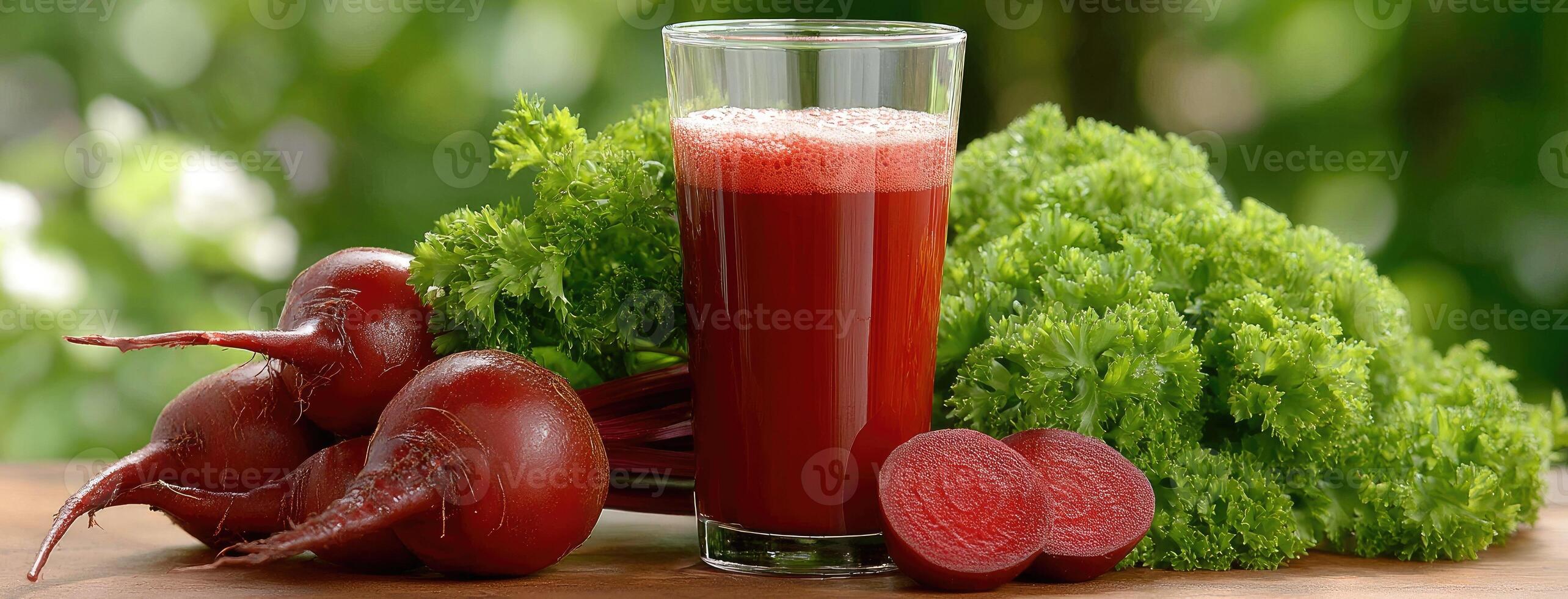 Beet juice is a great way to start your day photo