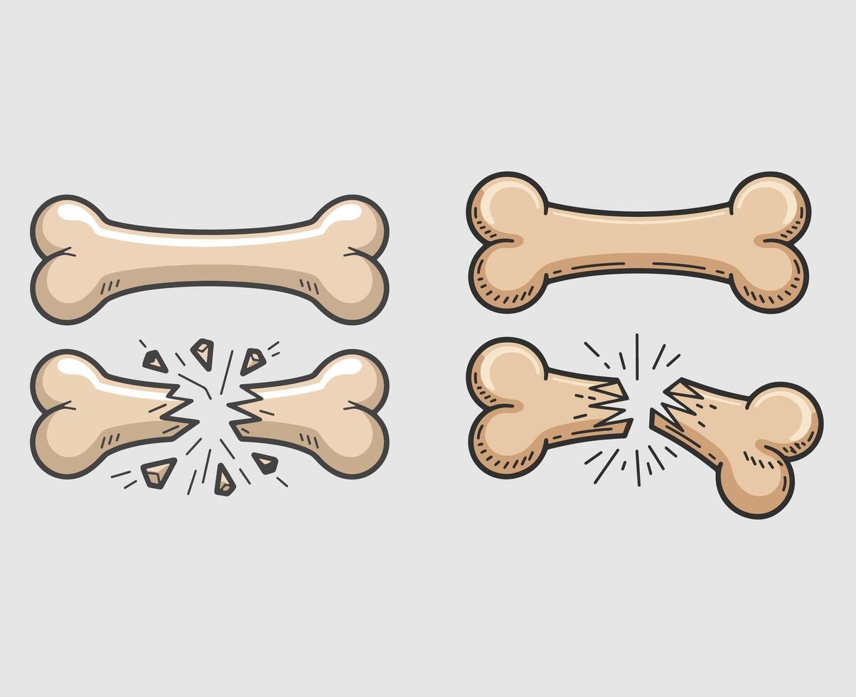 Bone Break Art vector