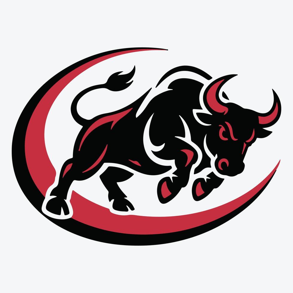 Red Bull logo icon design vector