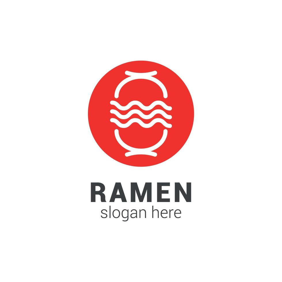 design of ramen business, ramen shop, bowl noodles. vector