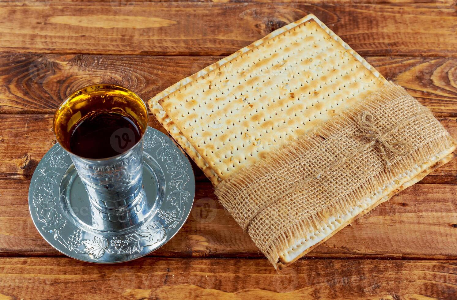 Passover Jewish matzoh bread celebration photo