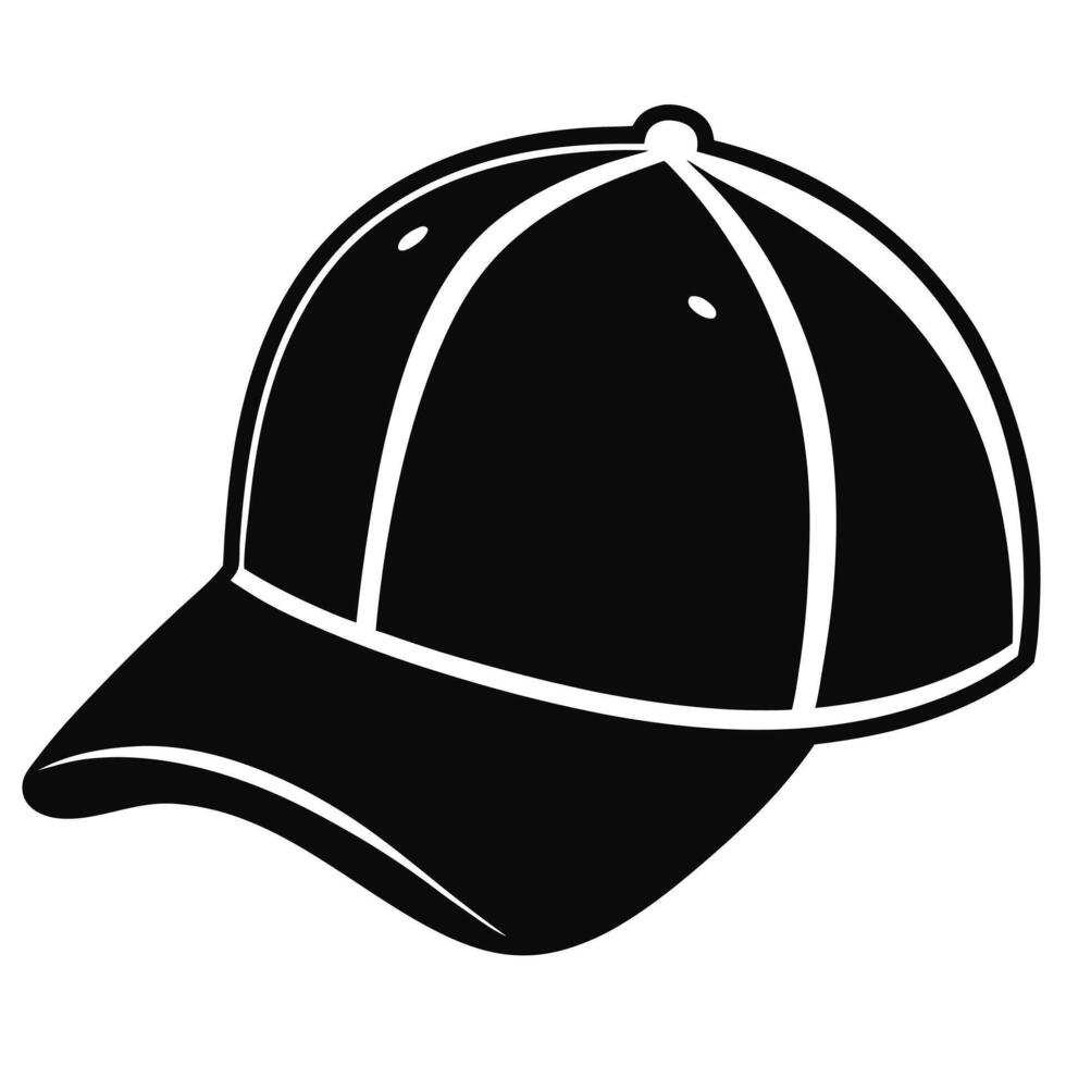 Baseball cap icon illustration vector