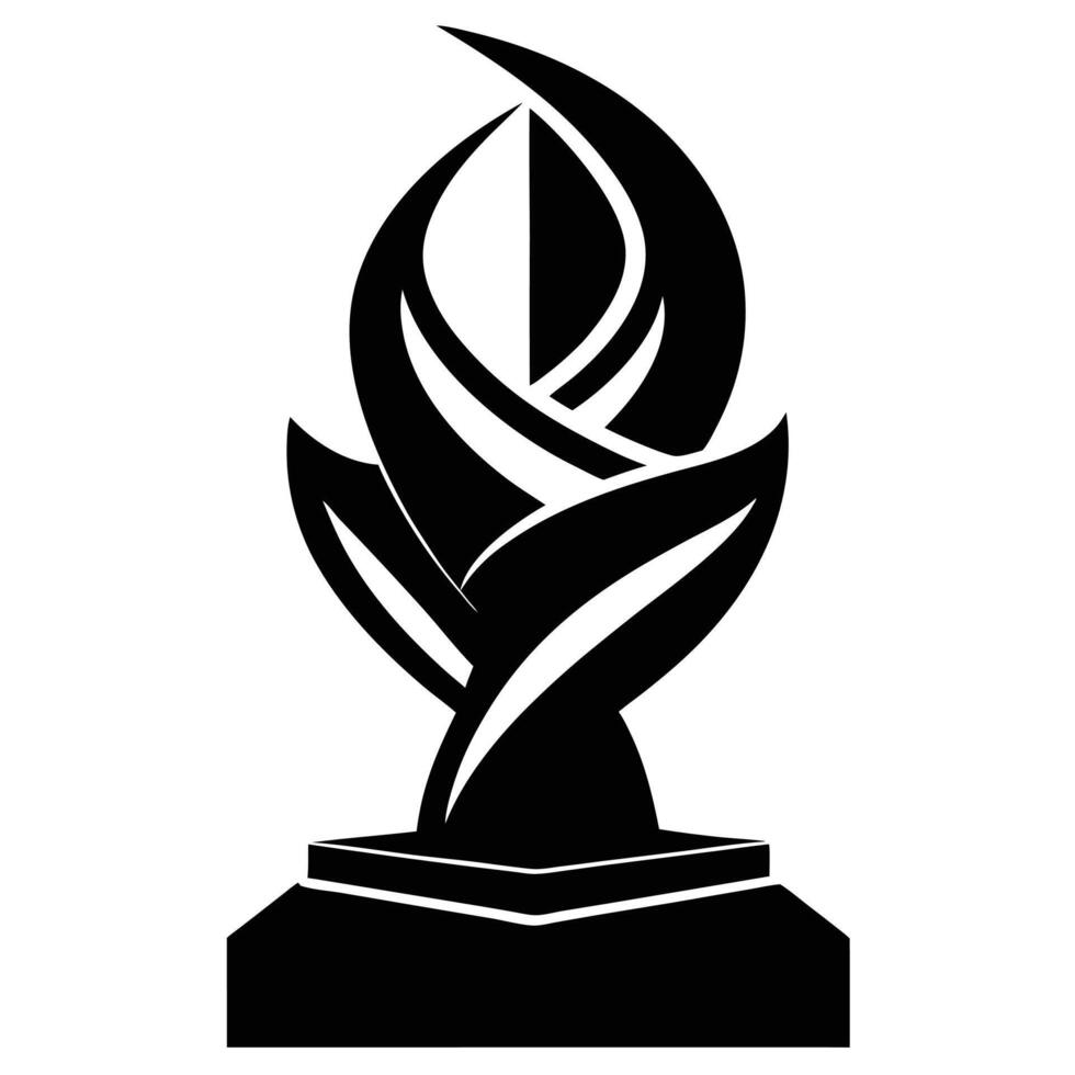 The logo for the award is black and white vector