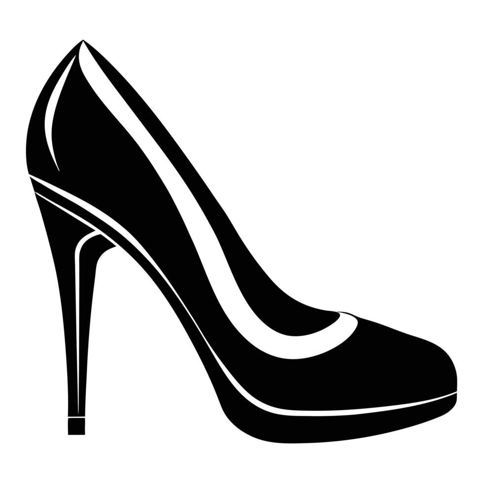 High heel shoes clipart vector
