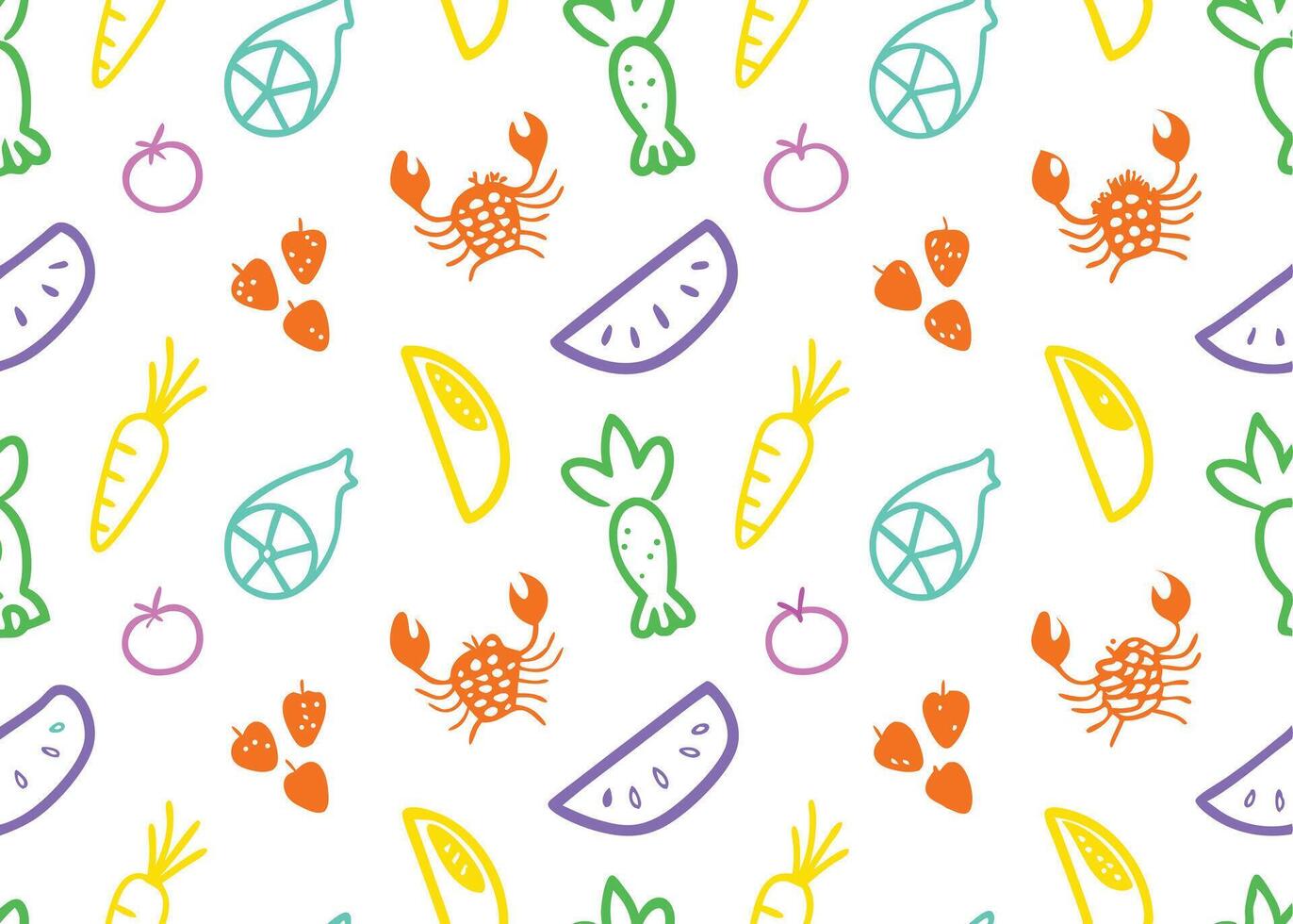 Seamless pattern of colorful butterflies, a spring nature perfect for Easter decoration or floral wallpaper design vector