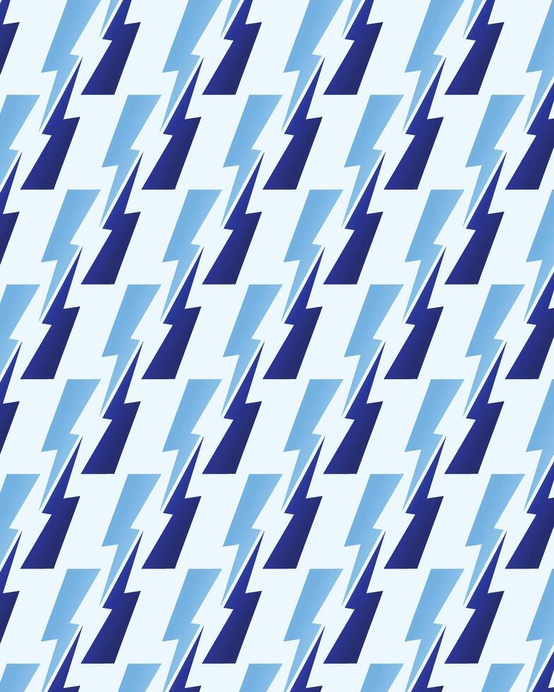 Flash icon pattern design with blue color combination. vector