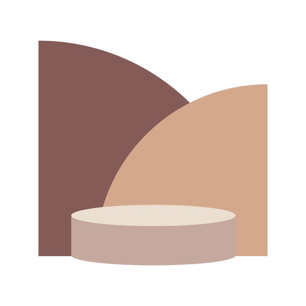 Simply Brown Podium icon isolated on white background for your web and mobile app design, podium logo concept vector