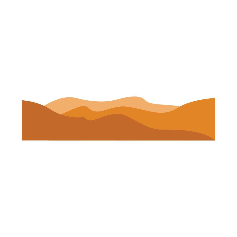 Brown Wave Border Wavy design element. Decor for brochure, banner, and flyer. Fluid, color wave, curve smooth line. . Triple Wave Border Elements vector