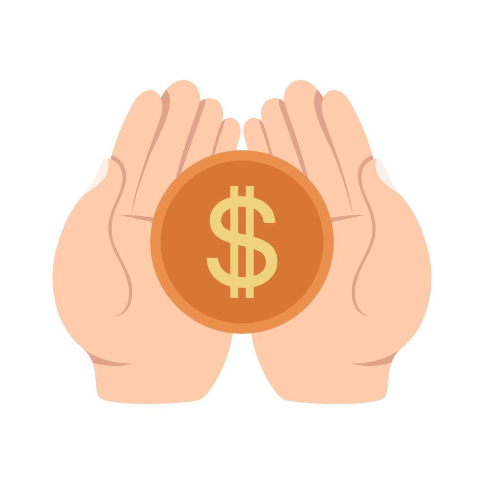 Coins Charity. Charity and Donation Icons. Modern creative community logo. community logo template. nonprofit organization logo template vector