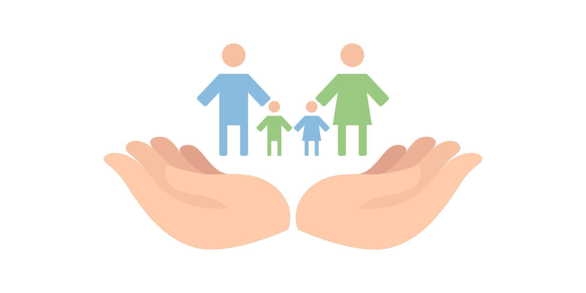 familia caridad. caridad y donación iconos moderno creativo comunidad logo. comunidad logo modelo. sin ánimo de lucro organización logo modelo vector