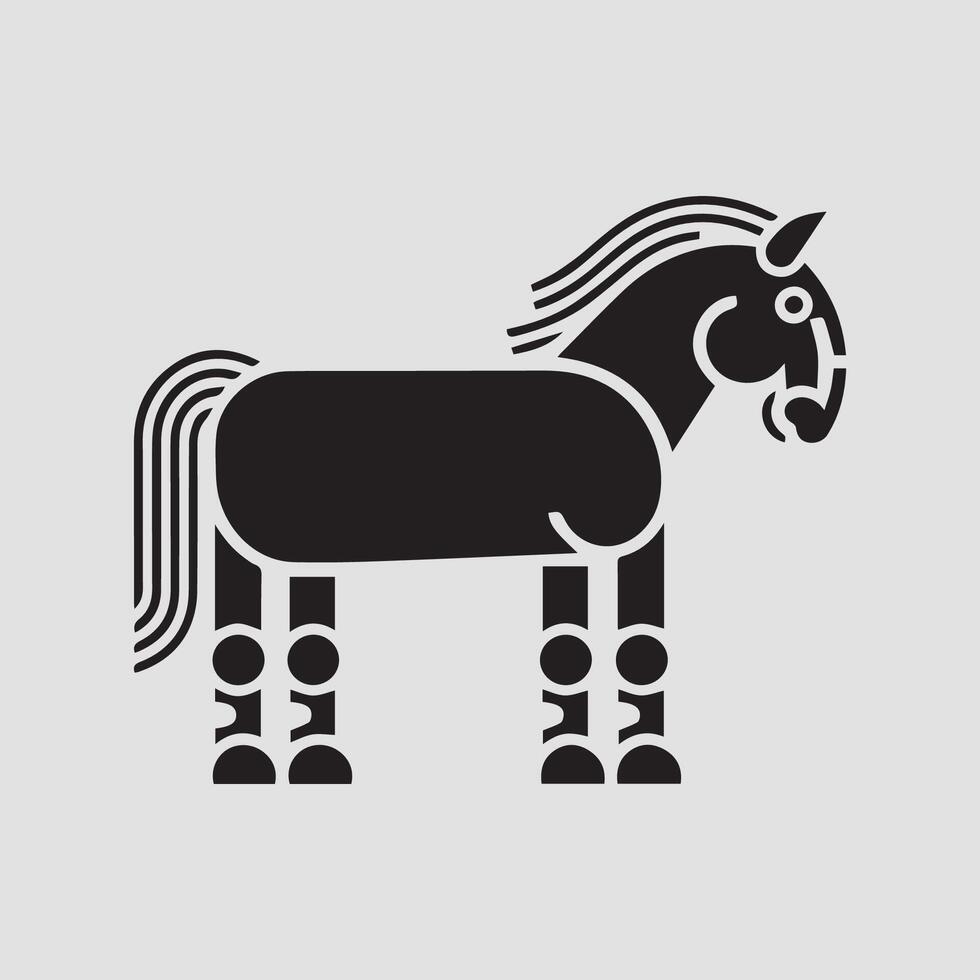 Horse logo, Amimal logo, Unique horse icon, horse icon vector