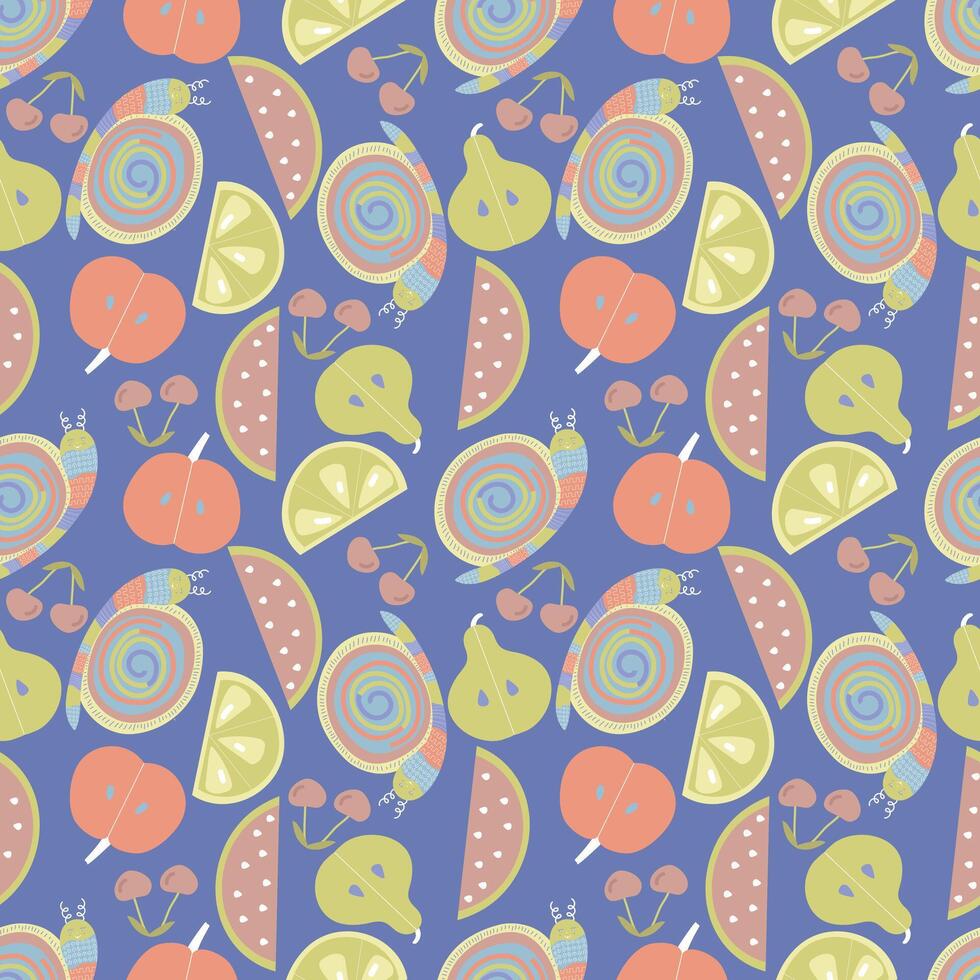 summer day pattern vector