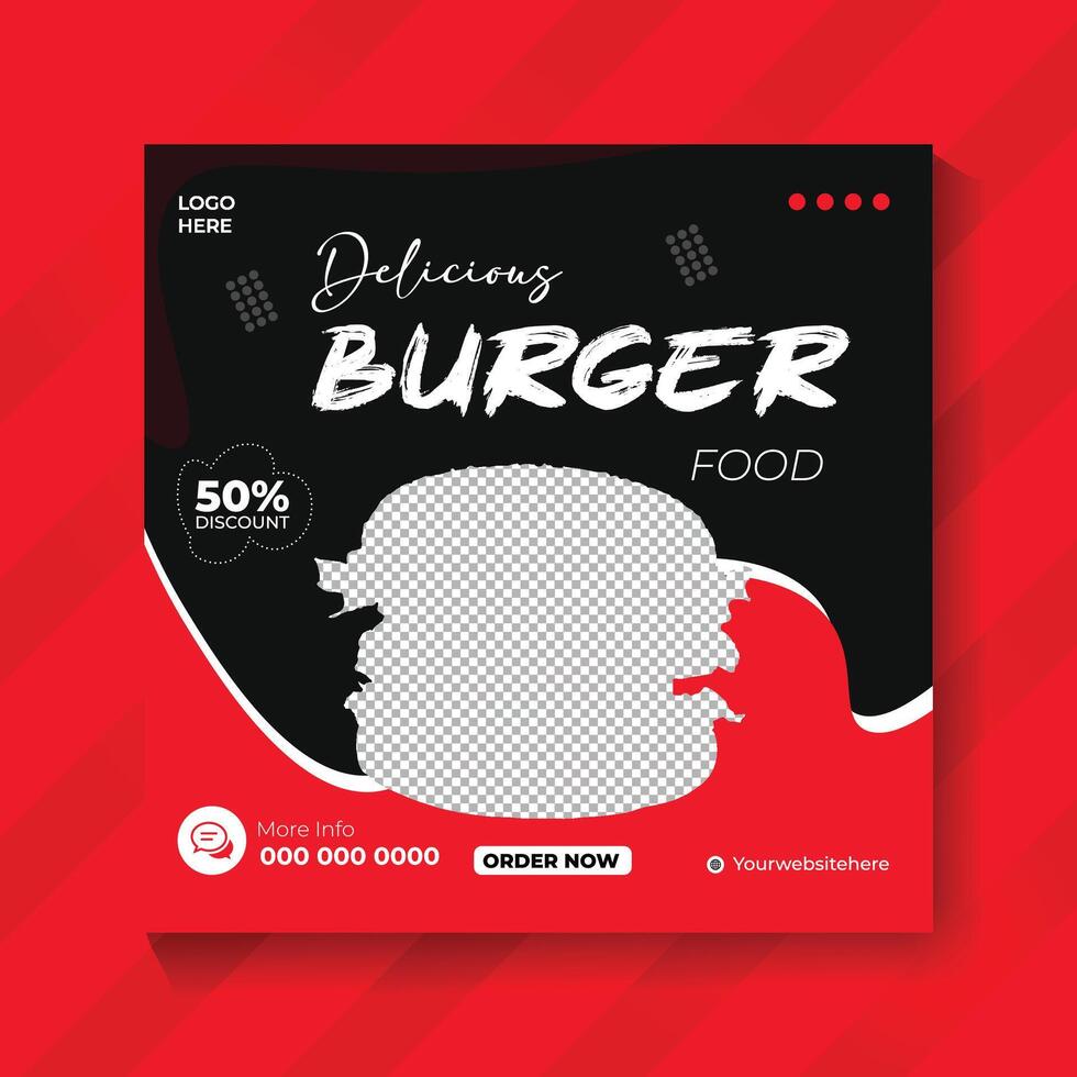 Creative Social Media Post and Banner Design Template vector