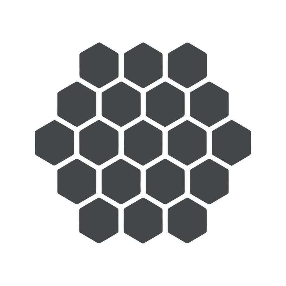 Abstract Honeycomb Pattern Graphic Design Element for Branding and Backgrounds vector