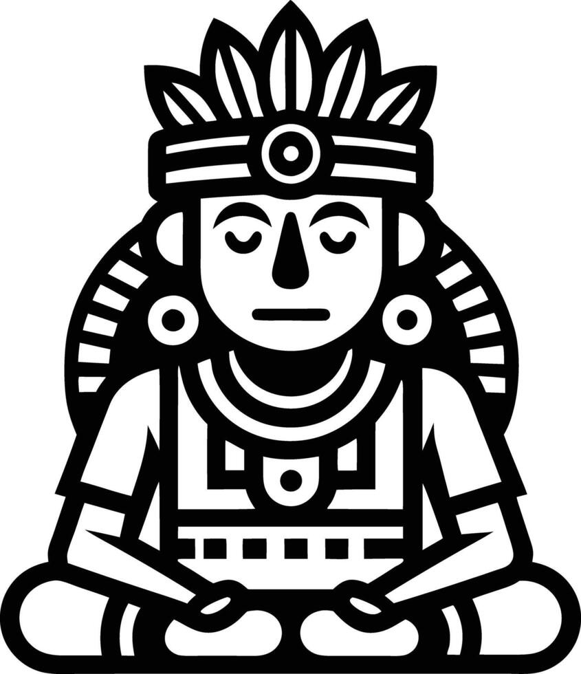 An image of a man in a traditional costume vector
