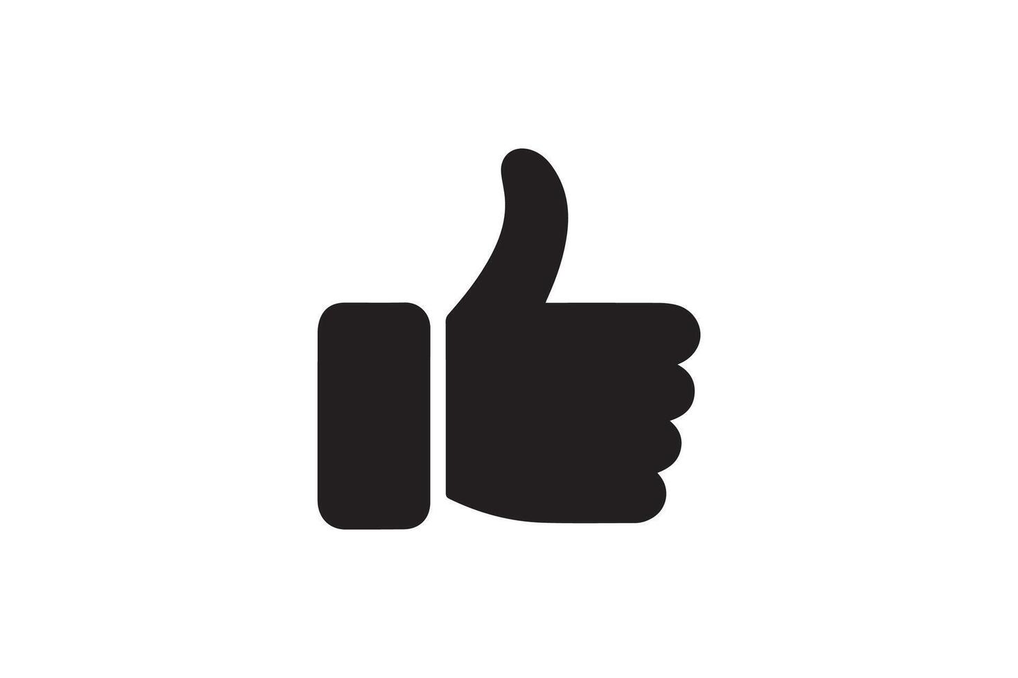 Thumb up icon illustration icon vector