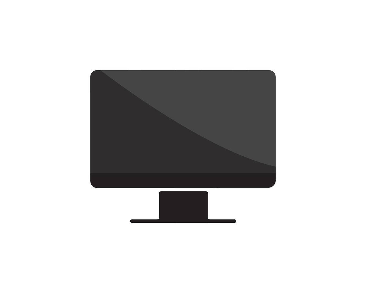 Monitor icon design and art illustrations, vector