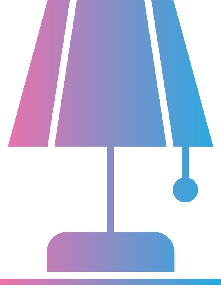 Table Lamp Interactive UI Design vector