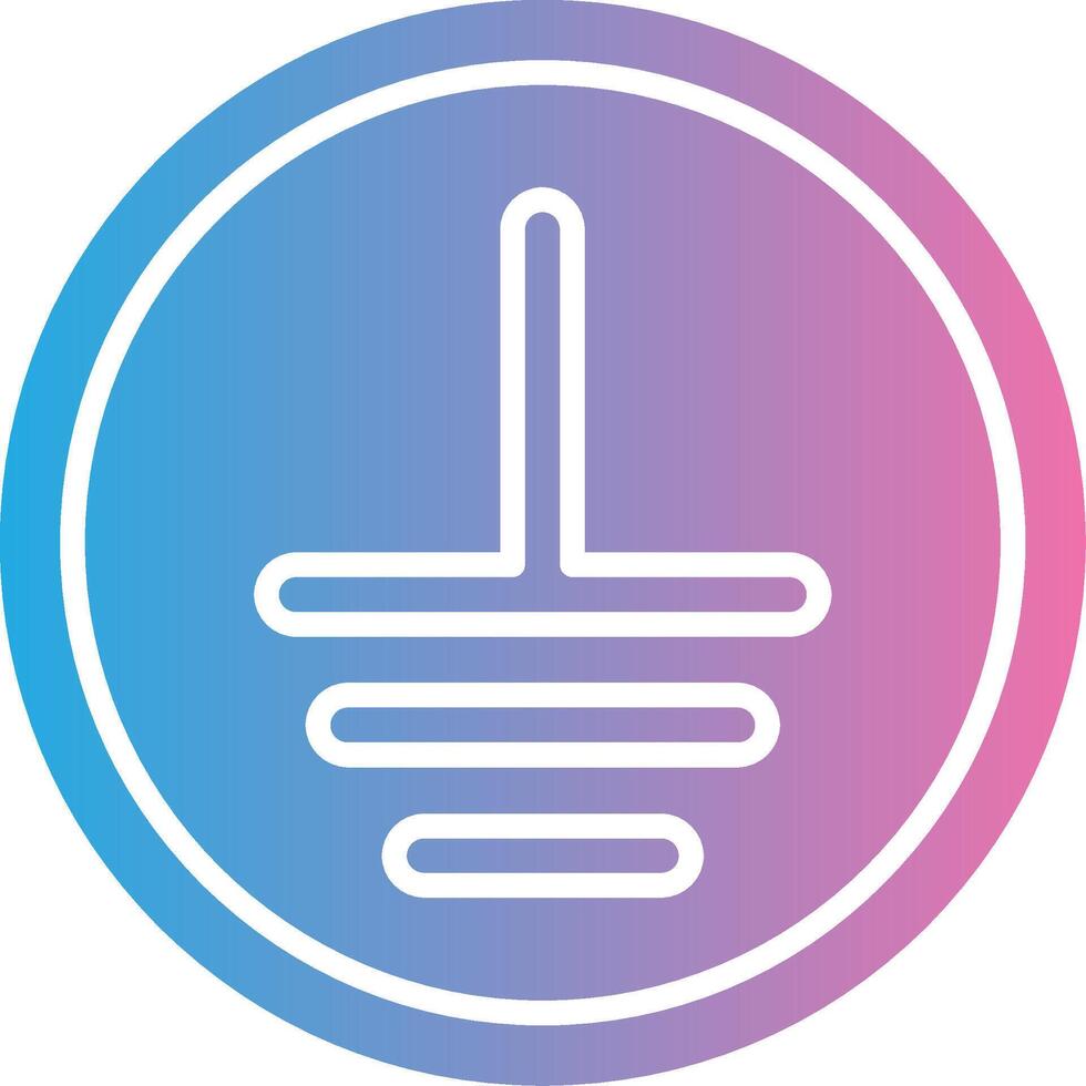 Earthing Custom Line Element vector