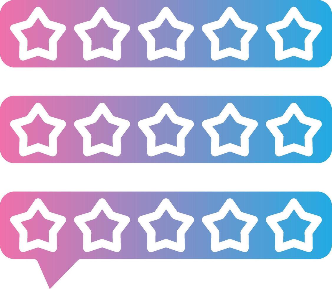 Star Rating Hand-Drawn Sketch Symbol vector