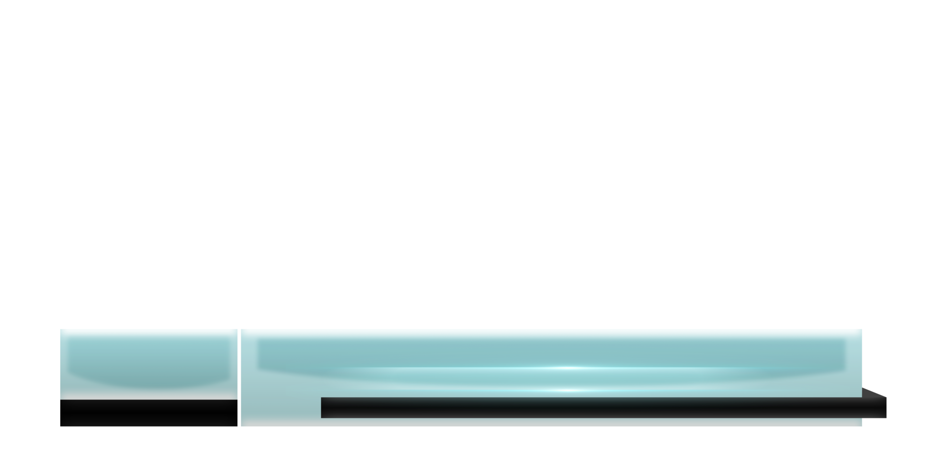 Clean Minimalist Lower Third on a Transparent Background png