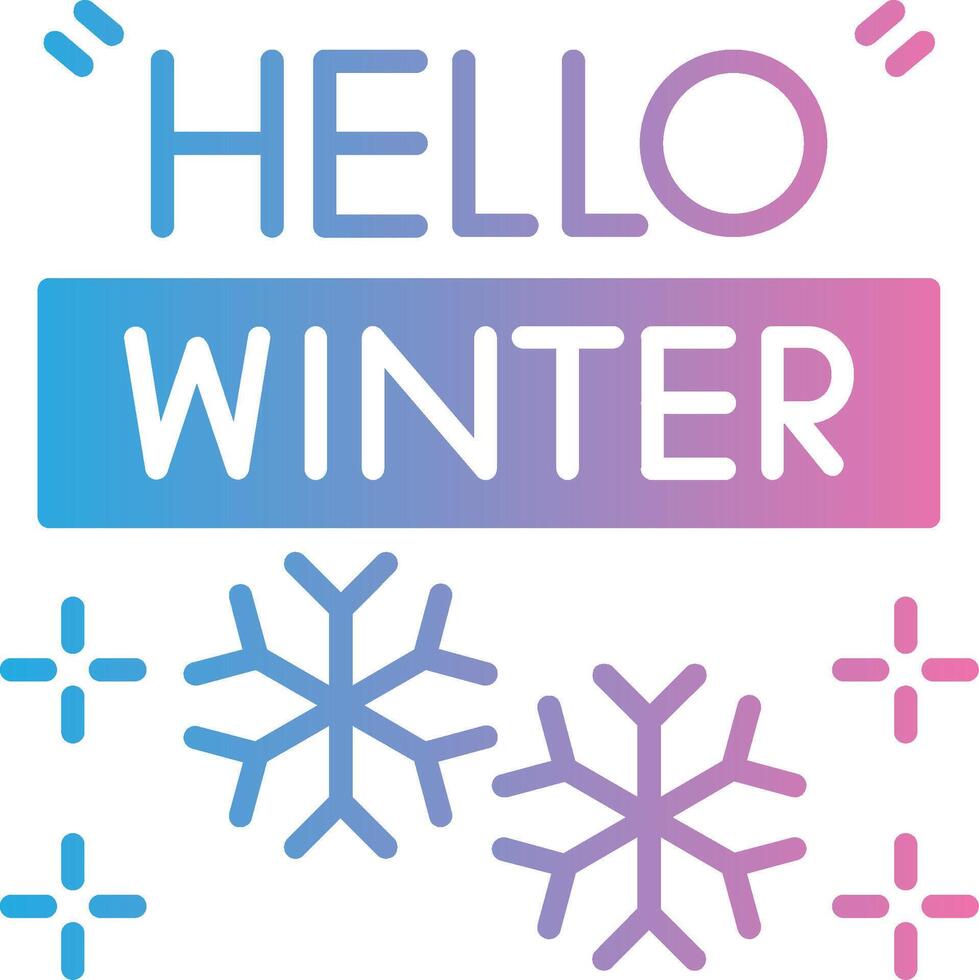 Winter Outlined Concept Piece vector