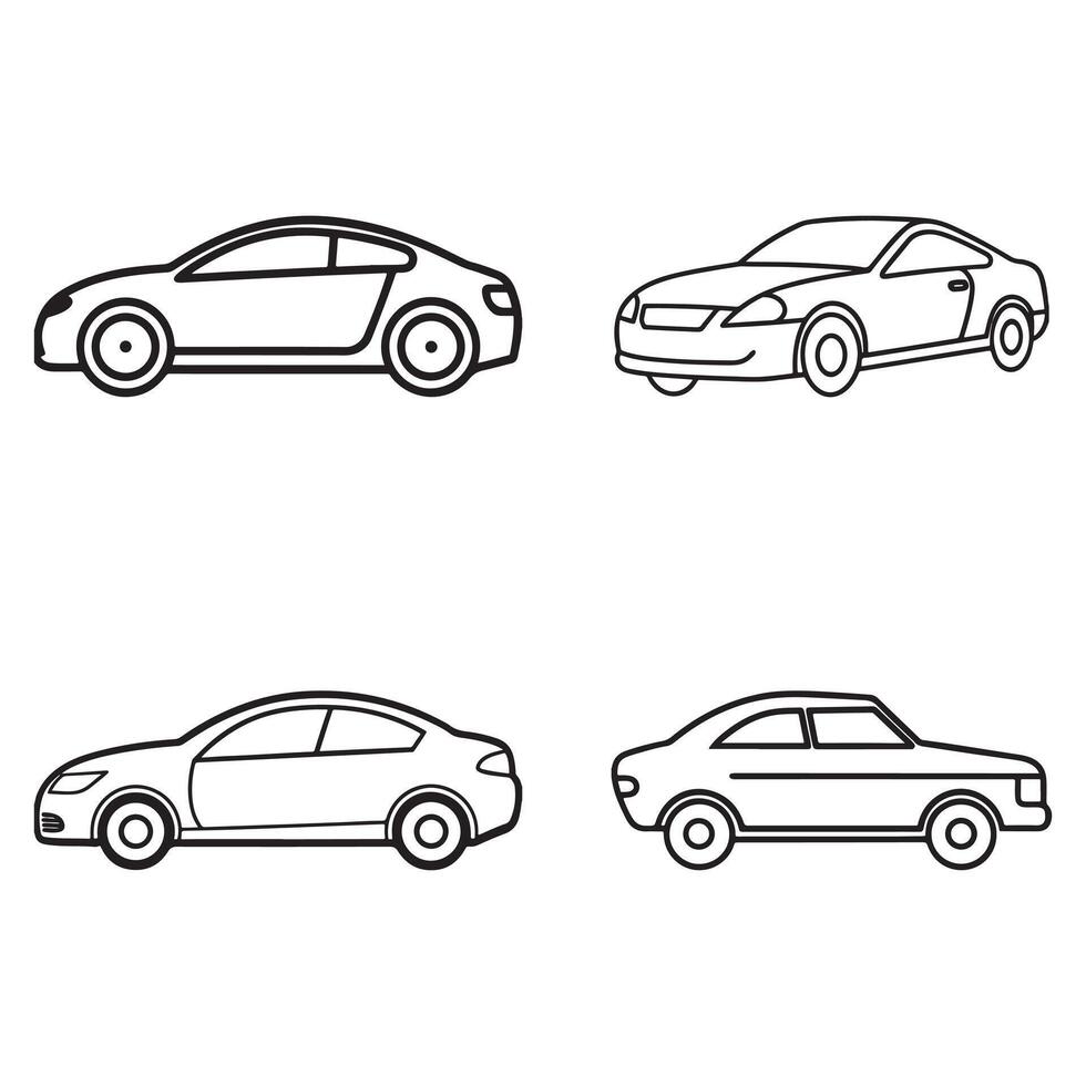 Bundle Of Car vector