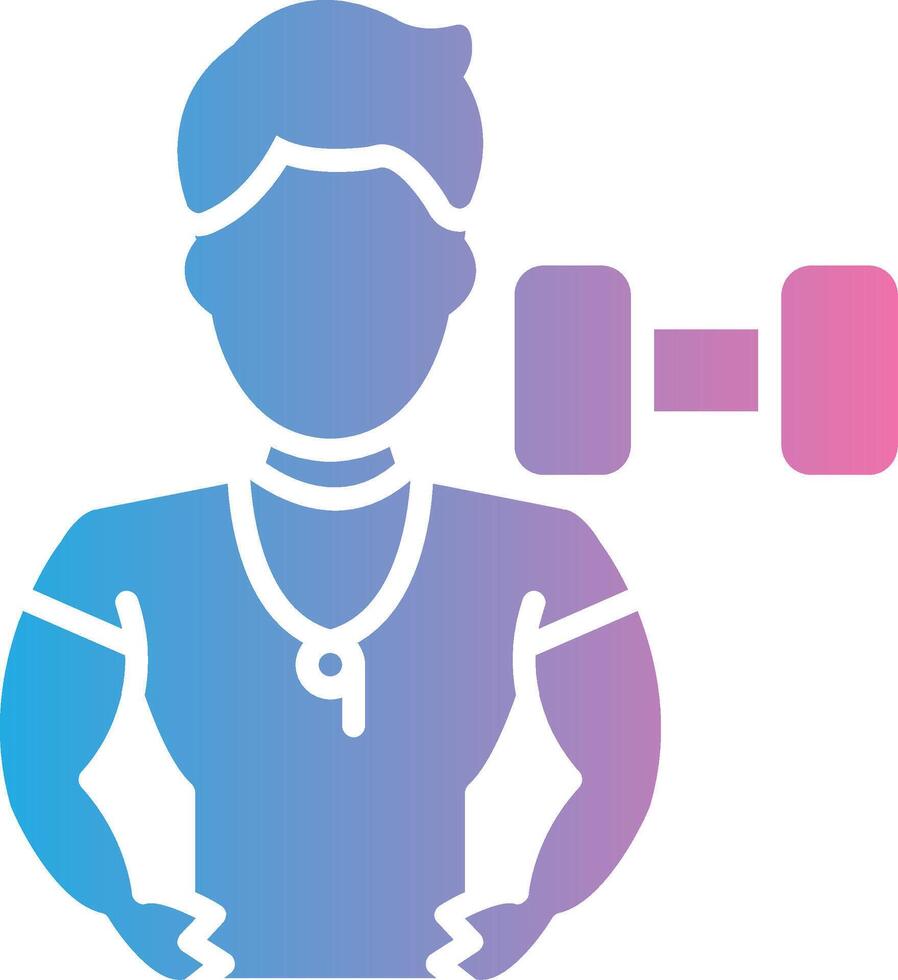 Trainer Elegant Flat Illustration vector