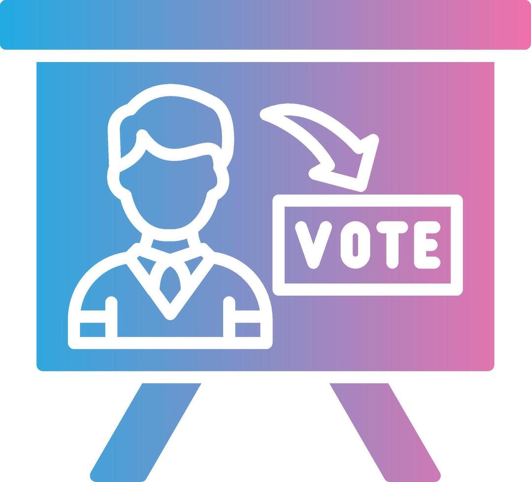 Voting Booth Detailed UI Piece vector