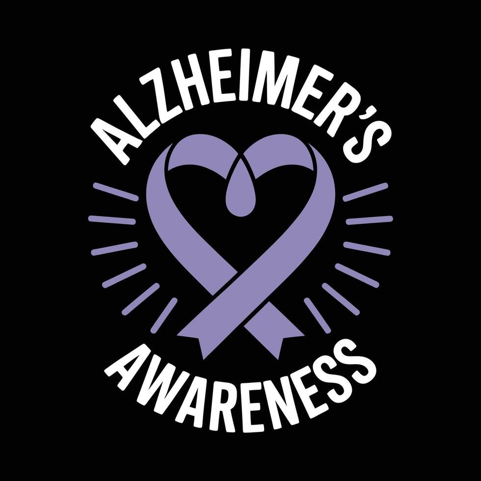 Hope blooms eternal, fighting Alzheimer's with unwavering spirit and love. vector