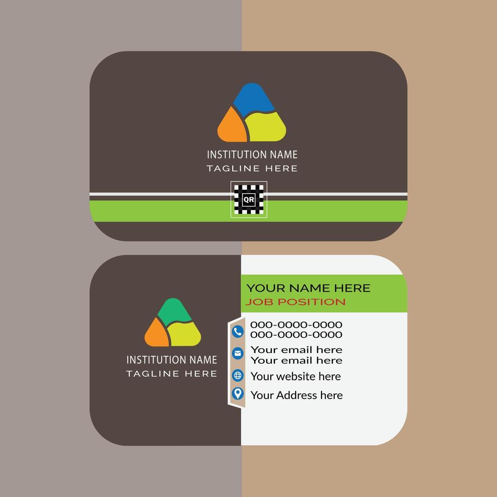 Creative Modern Visiting Card Template vector