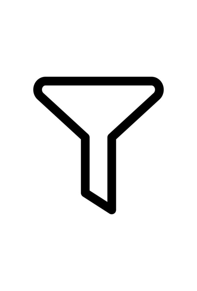 A black and white logo of a triangle vector