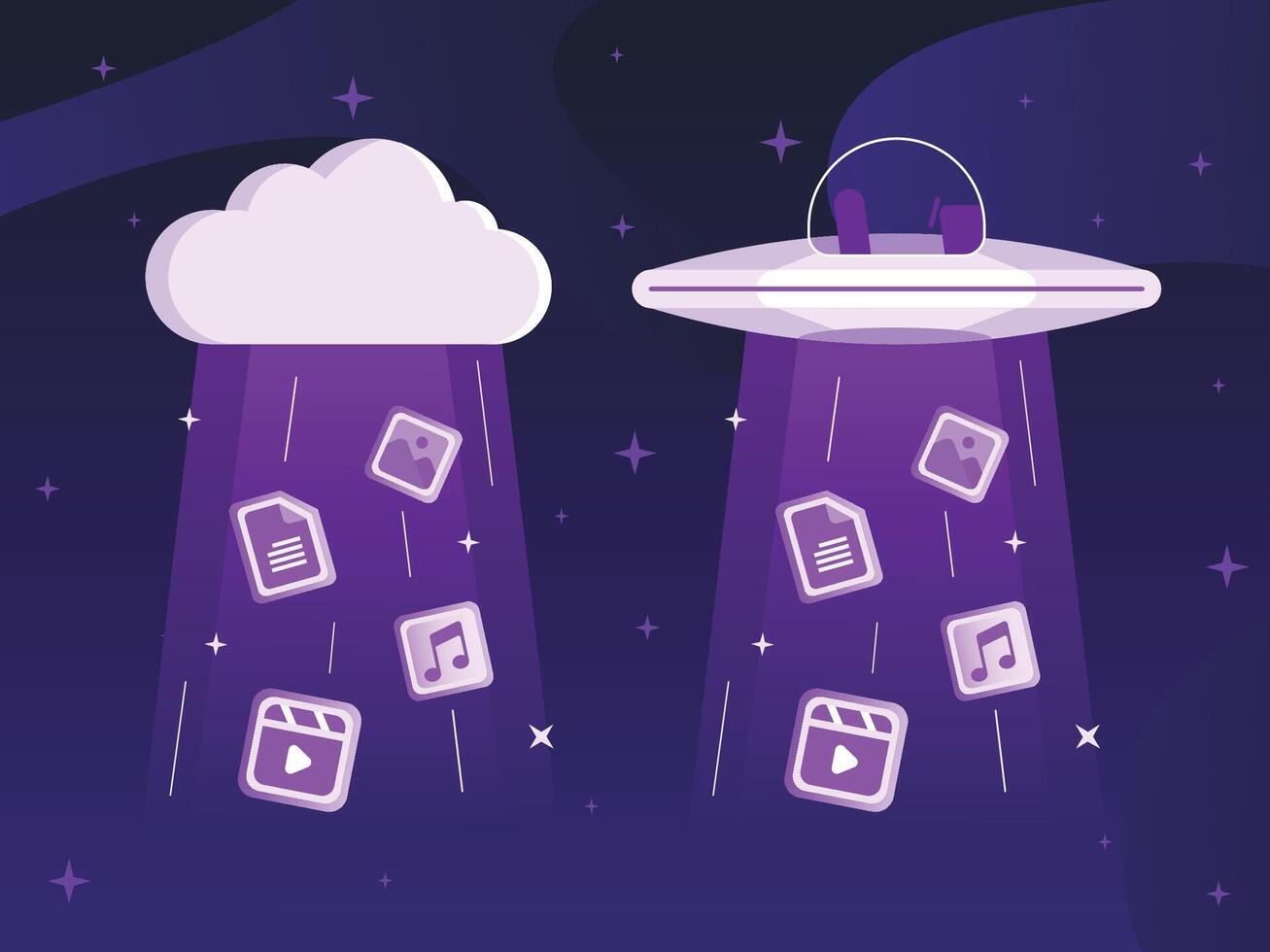 Cloud System Technology for Secure Data Management and Scalable Computing vector