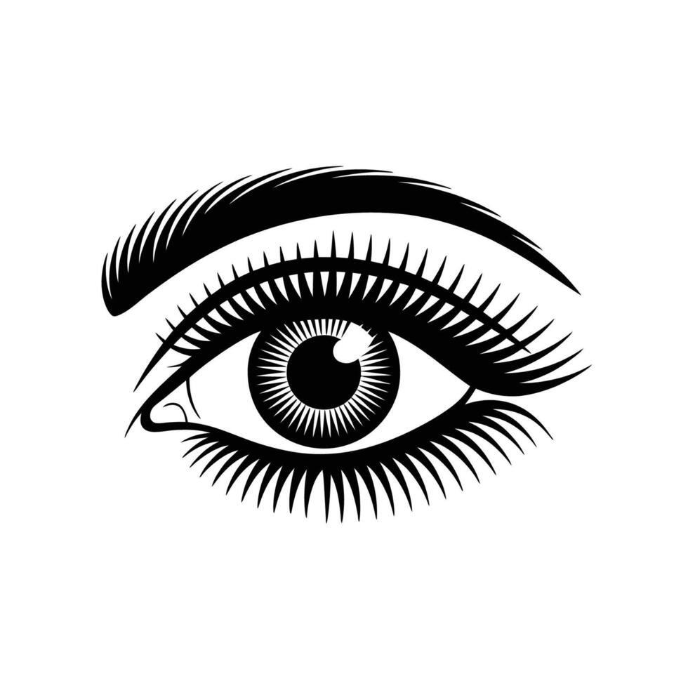 Mystical Gaze Illustration vector