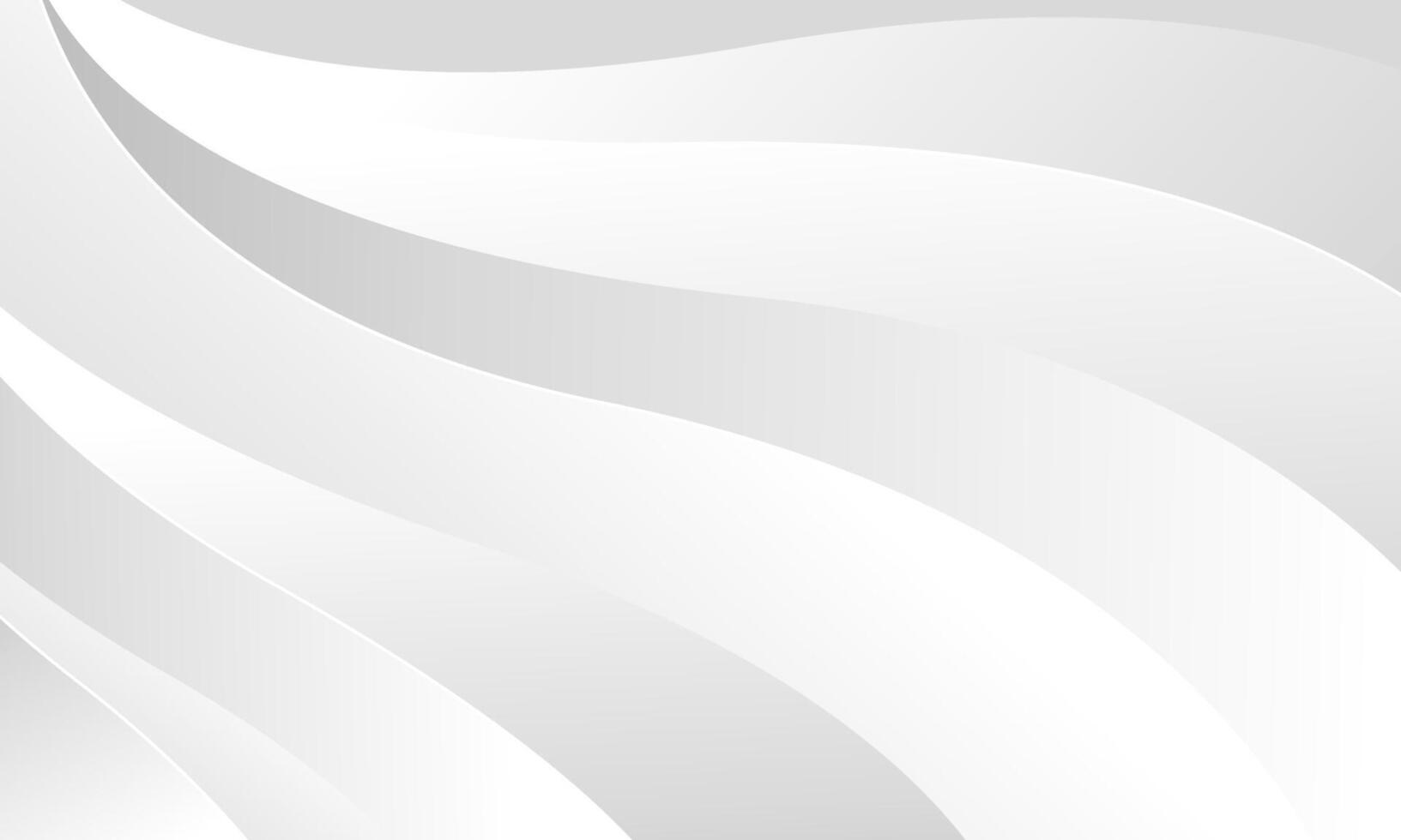 Modern White and Gray Wave Abstract Background vector