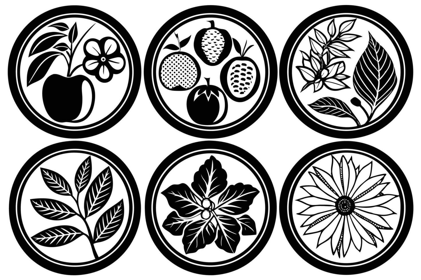 Editable botany line icon set featuring clean modern strokes perfect for nature themed designs and user friendly applications vector