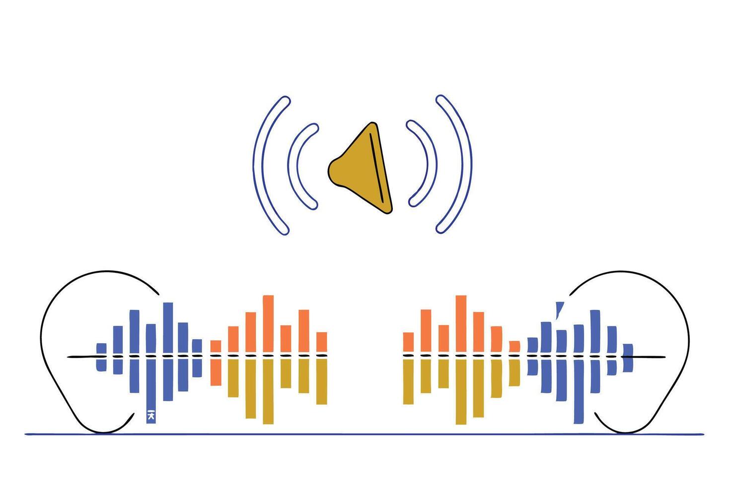 Dynamic Music and Audio Wave Patterns Illustrating Sound and Melodic Energy vector