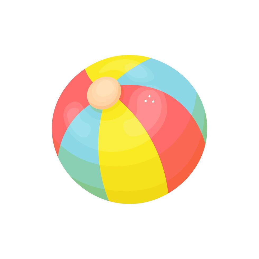 beach ball illustration vector