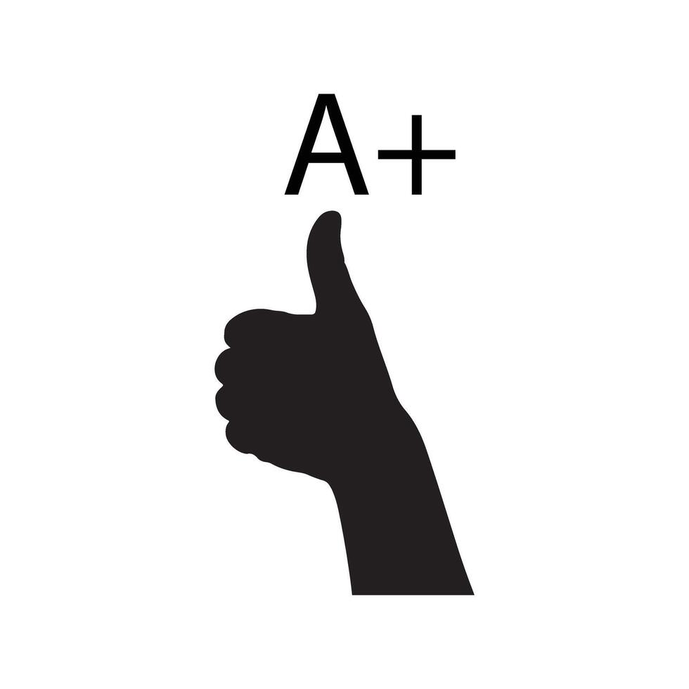 A hand icon illustration vector