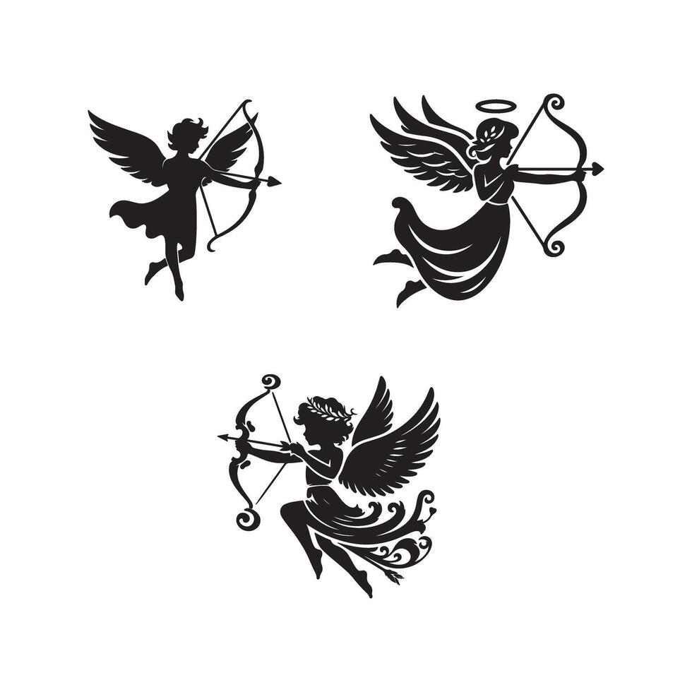 Cupid and cherubs vector