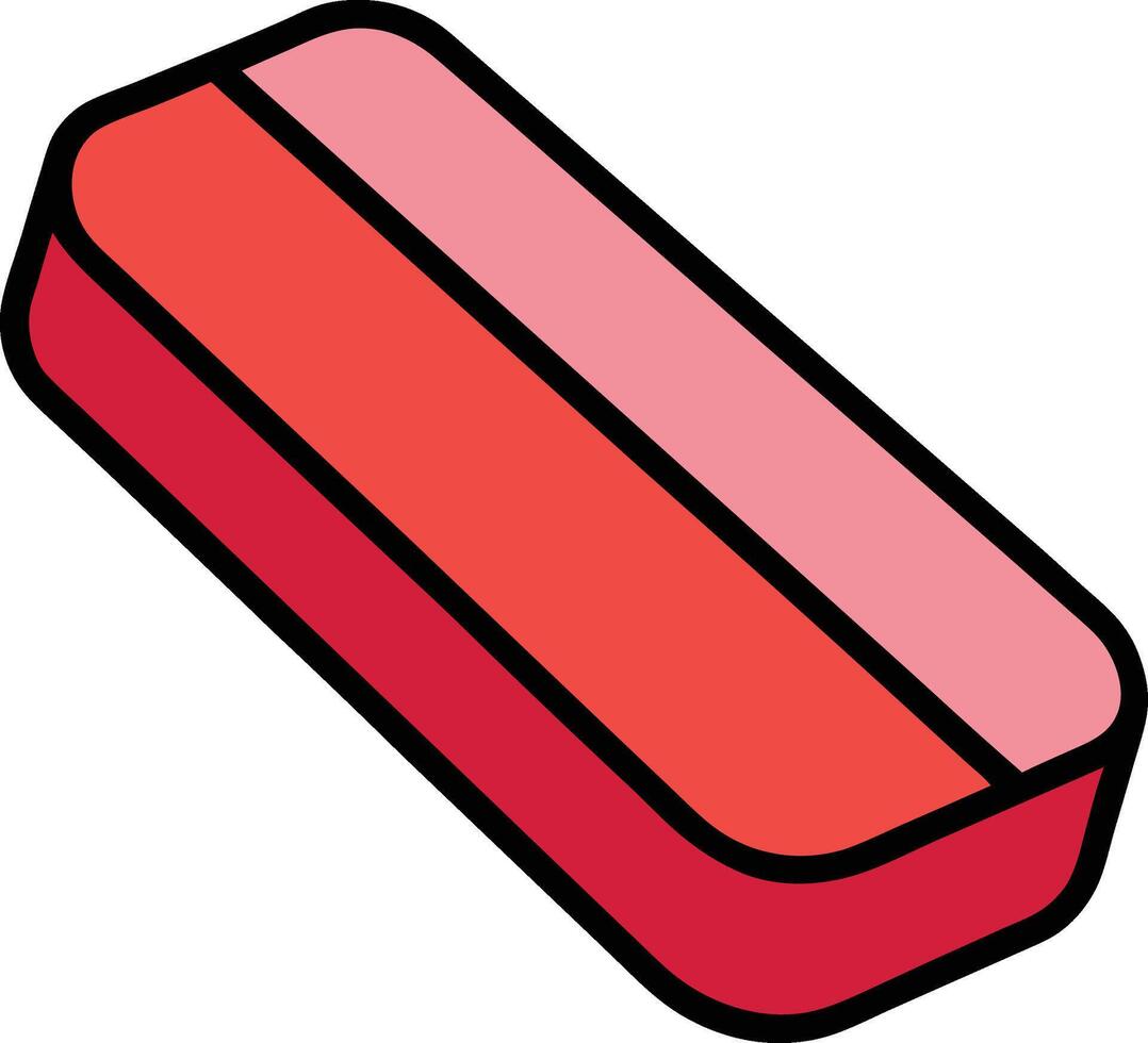Cartoon Eraser Doodle Clipart vector