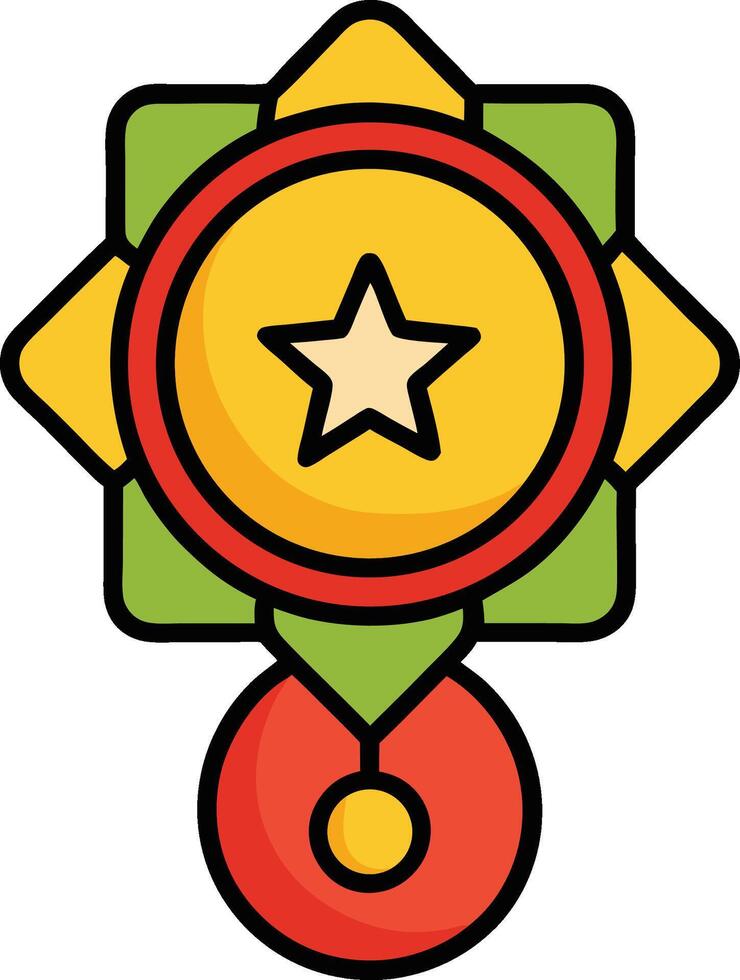 Cartoon Medal Doodle Design vector