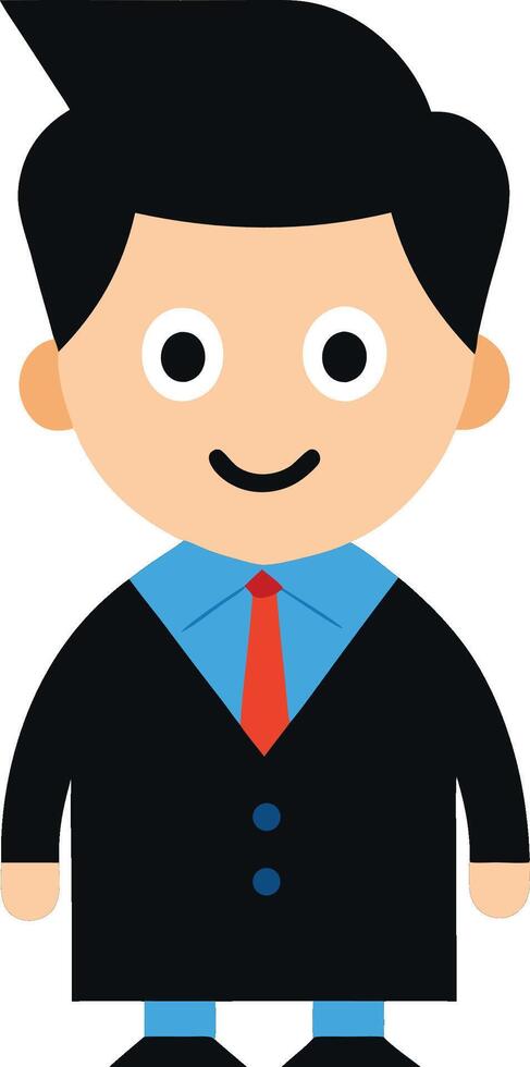 Cartoon Teacher Doodle Drawing vector