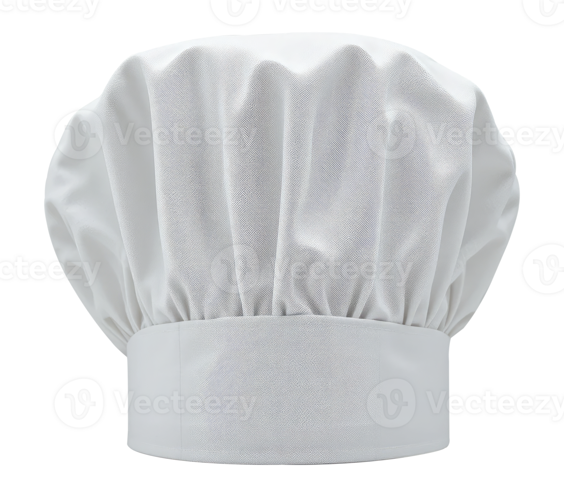 Clean White Cooking Hat Isolated for Design png