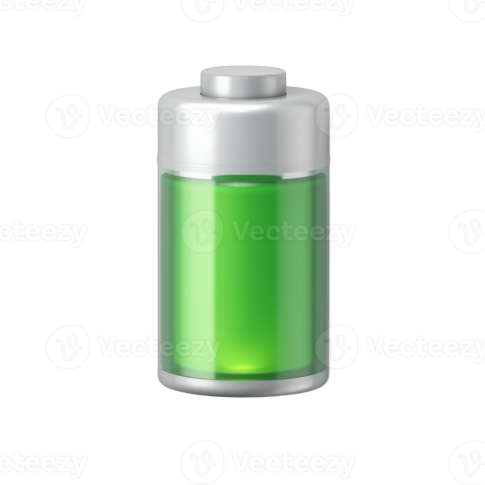 Full Power Battery Icon On Transparent Background png