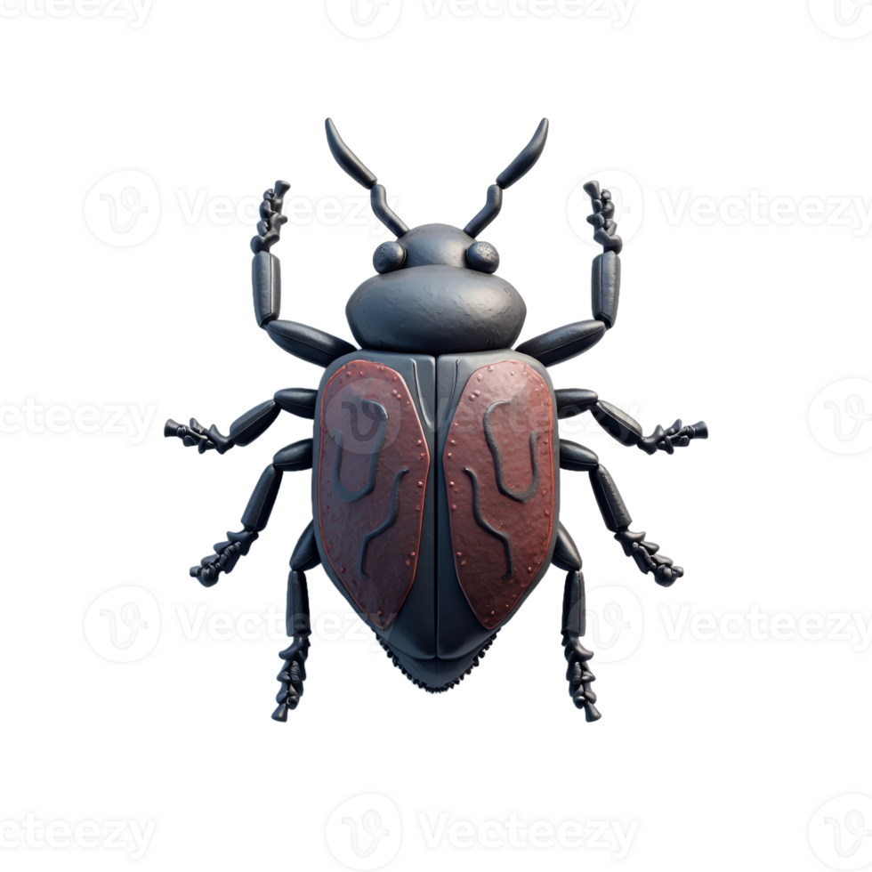 Detailed 3D Render Of An Insect On Transparent Background png