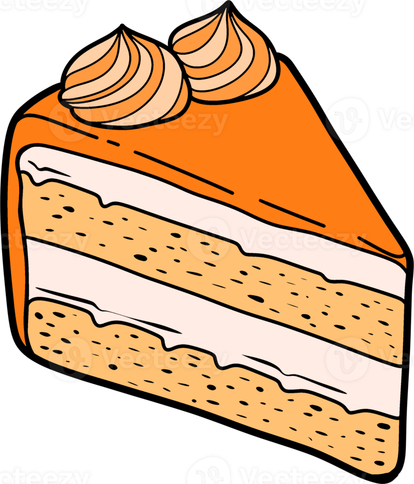 layered piece of cake png