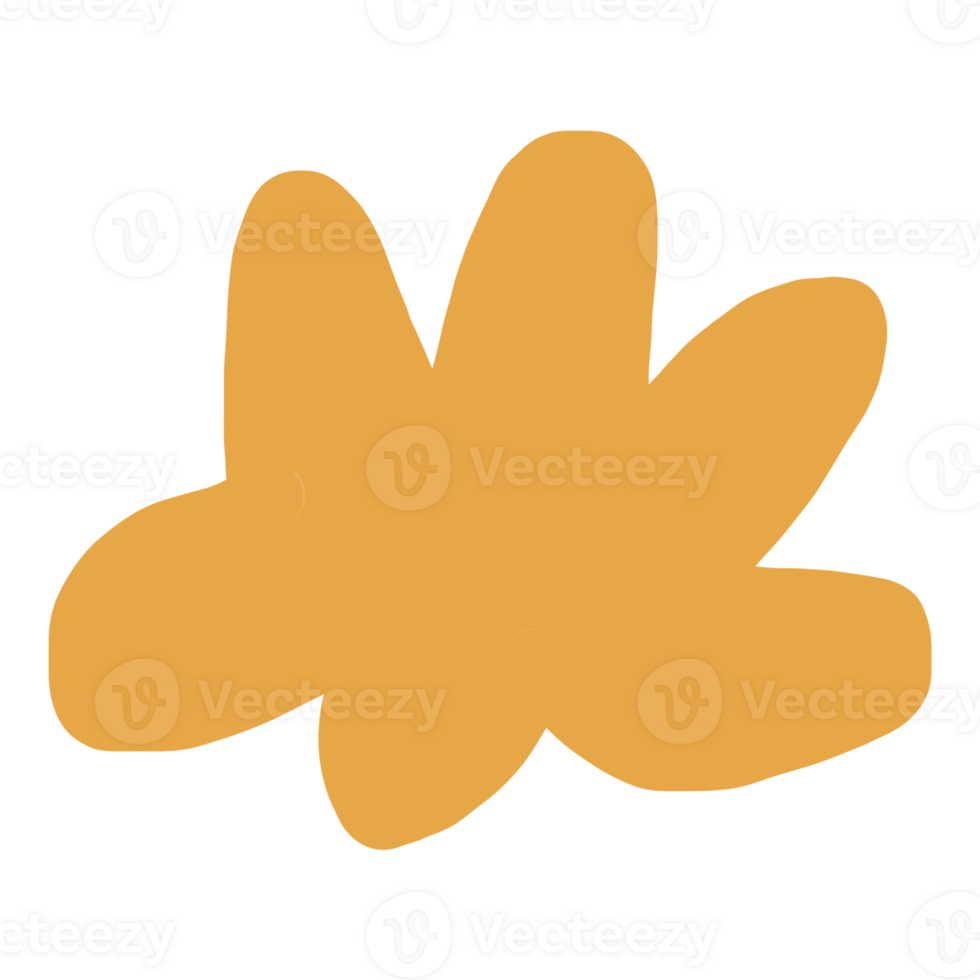 Abstract doodles elements png