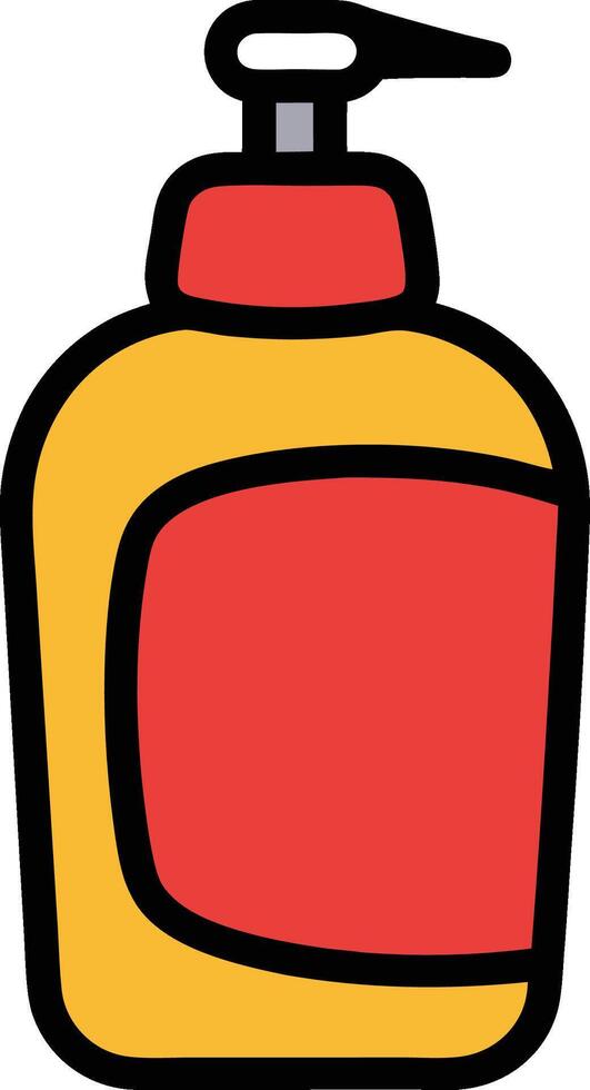 Cartoon Soap Bottle Doodle Illustration vector